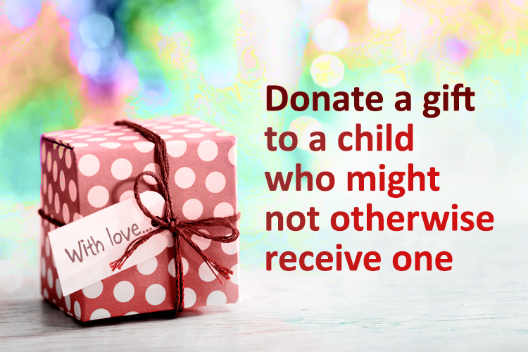 Donate a gift to a child