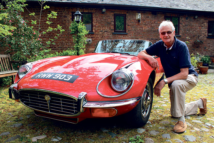 Ralph and his Jaguar E-type