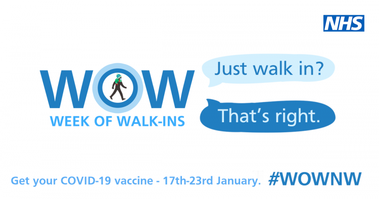 WOW: Week of Walk-ins across Wirral for Covid vaccinations
