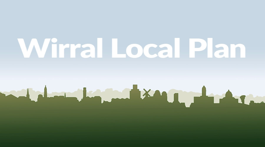 Wirral Local Plan with the Wirral skyline