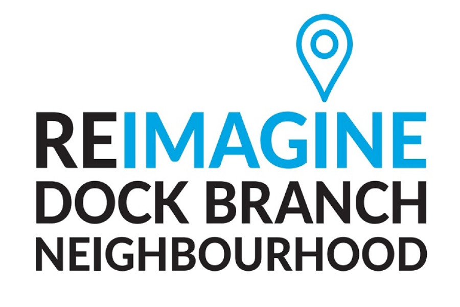 graphic saying: Reimagine Dock Branch Neighborhood