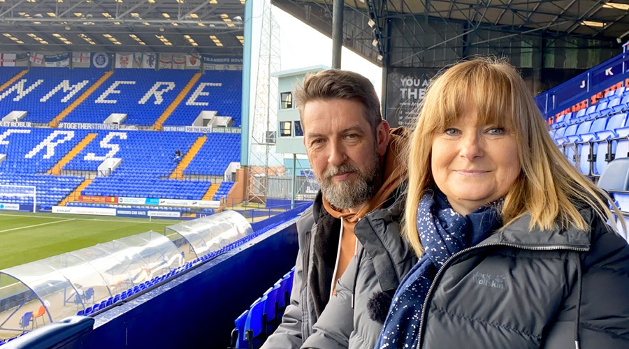 Foster Carers in Tranmere Rovers Football stand