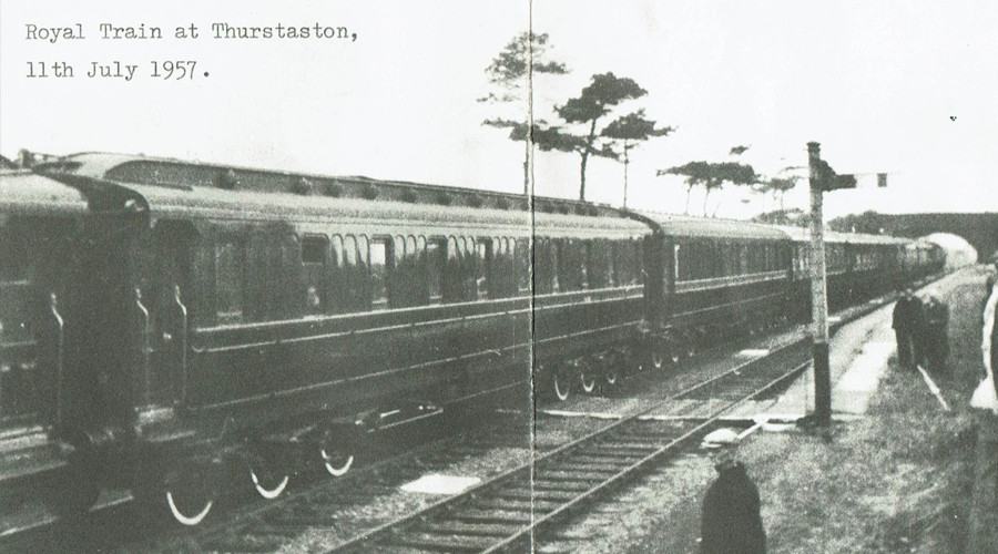 Royal Train at Thurstaston station