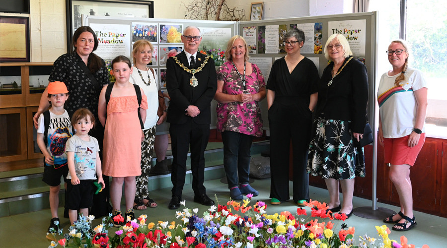 Mayor launches the Wildflower Art Exhibition