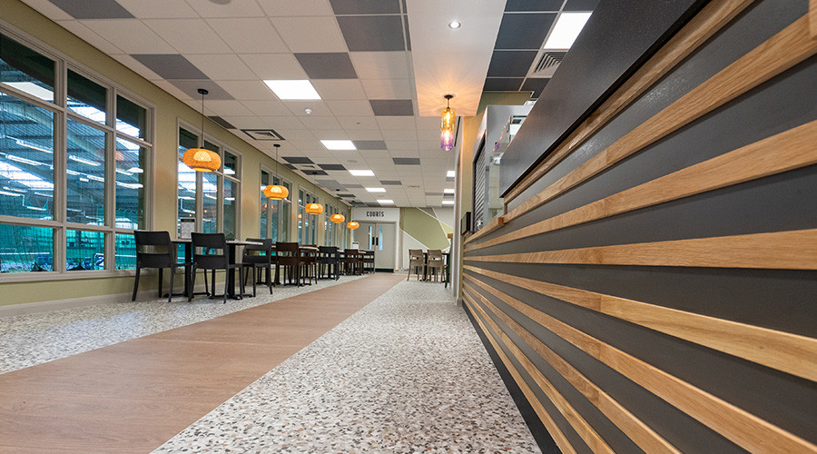 Another view of the lobby cafe at Bidston