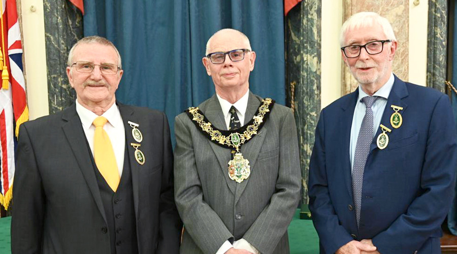 Picture of Alderman Dave Mitchell, Mayor Jerry Williams and Alderman Tony Smith