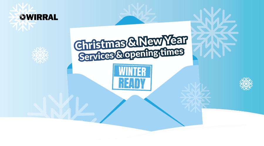 Christmas and New Year opening times 2023 graphic
