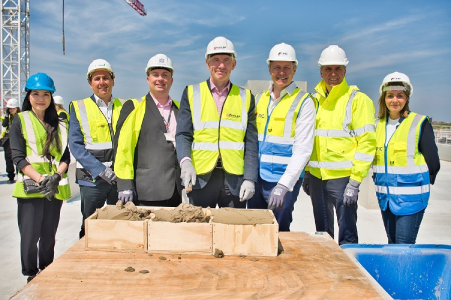 Council Leader attends topping out ceremony 