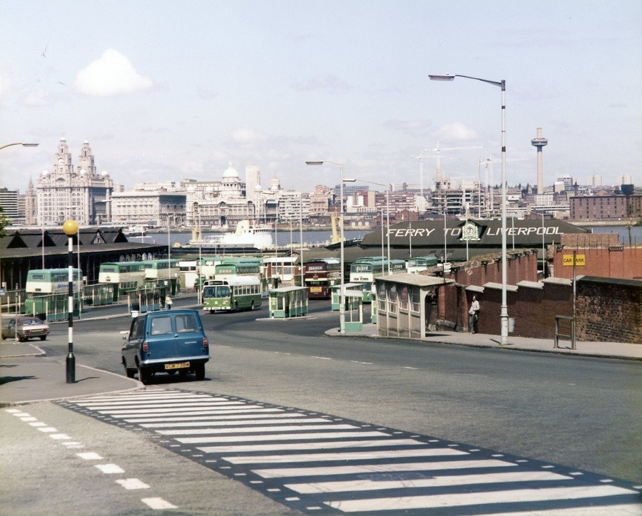 view down Chester Street towards Woodside - mid to late 20th century