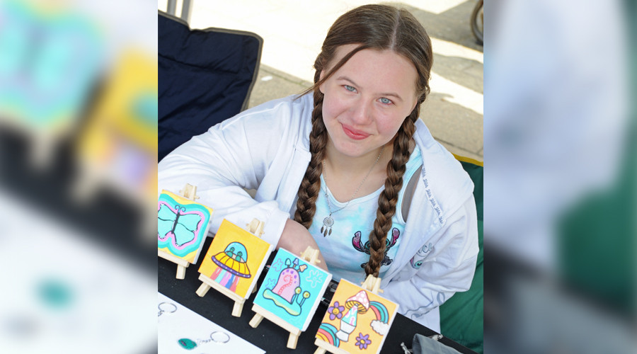 Trader at Wirral Youth Market