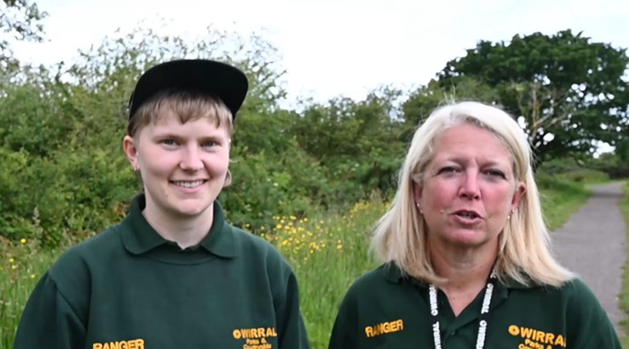 Wirral rangers Flora and Jo