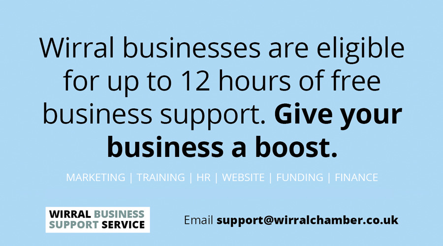 Wirral Business Support Service offers up to 12 hours of free support