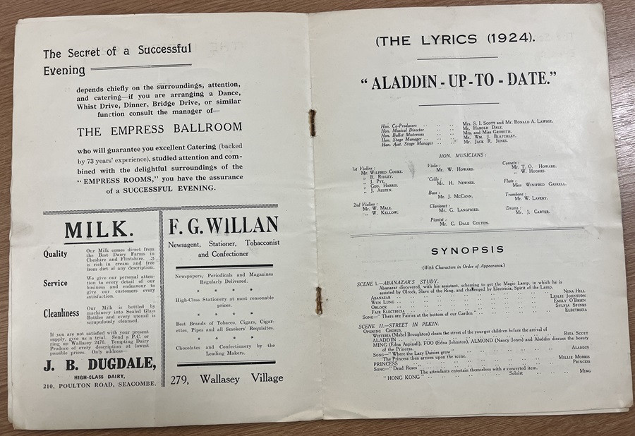 1924 panto programme