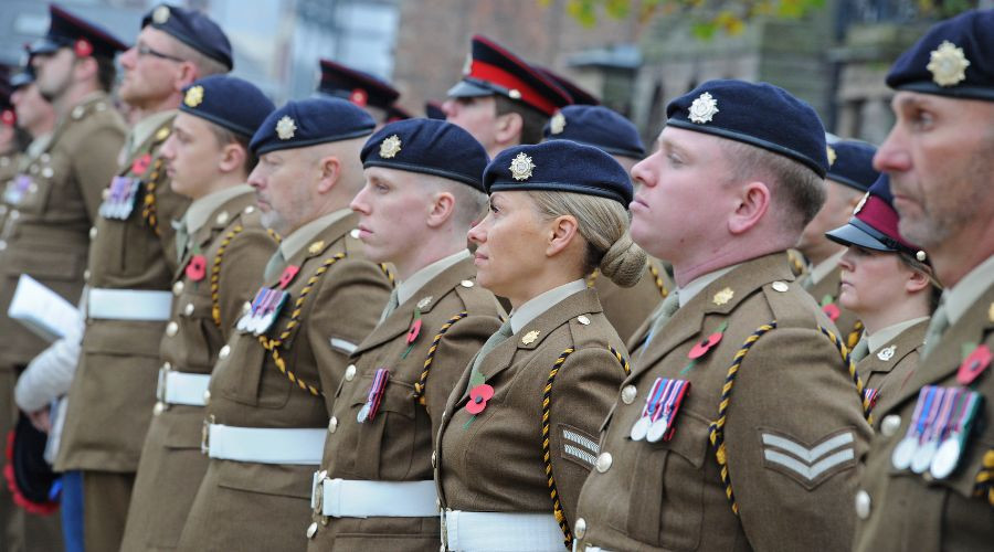 Photo of Soldiers on Parade