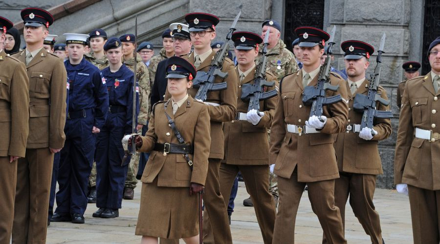 Photo of Soldiers on Parade