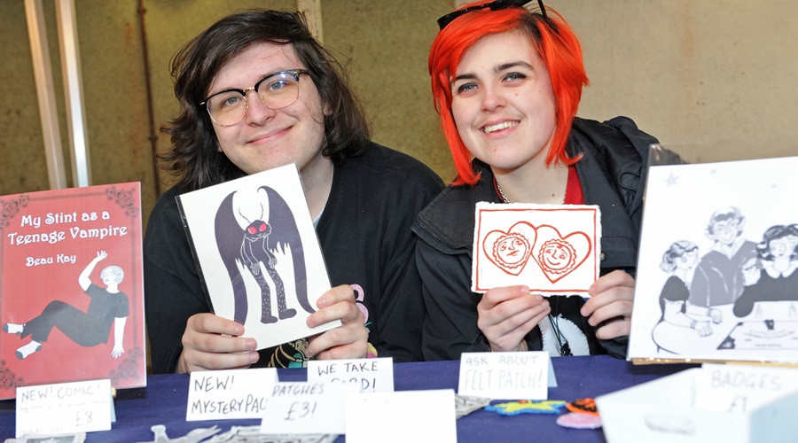 Young traders at Wirral Youth Market, Birkenhead