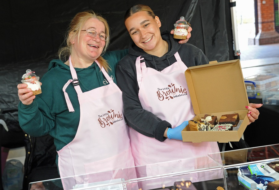 Young traders at Wirral Youth Market, Birkenhead