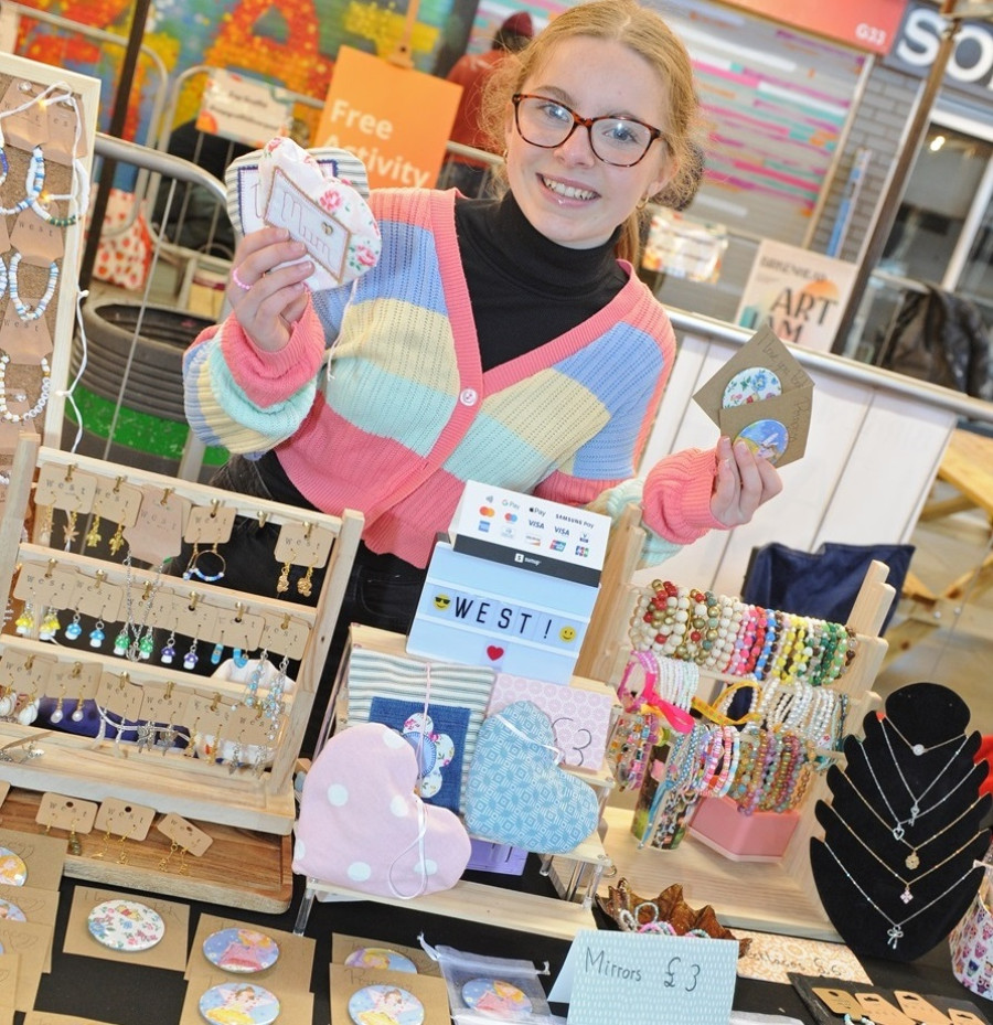 Young traders at Wirral Youth Market, Birkenhead