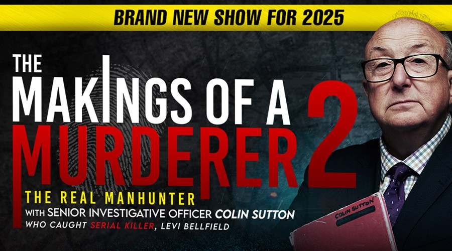 The Makings Of A Murderer 2 – The Real Manhunter poster for the appearance at the Floral Pavilion