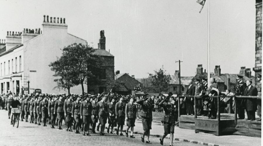 Photo of the Victory Parade in Seacombe, 19 May 1945