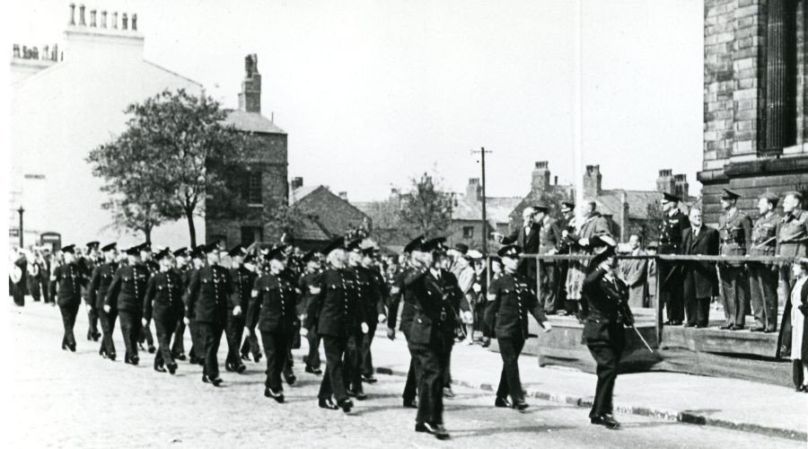 Photo of the Victory Parade in Seacombe on19 May 1945