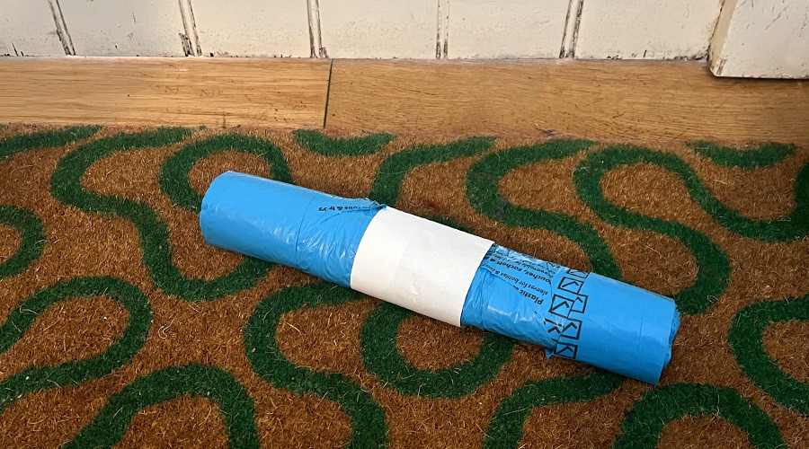 Blue bags to be used for film and flexible plastics trial