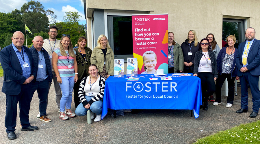 Wirral Council Foster team group photo