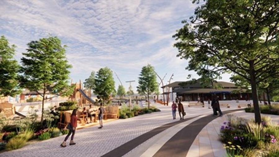 CGI showing how Woodside could look