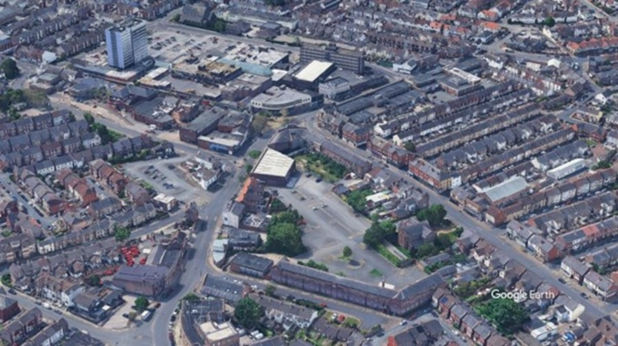 Aerial view of Liscard