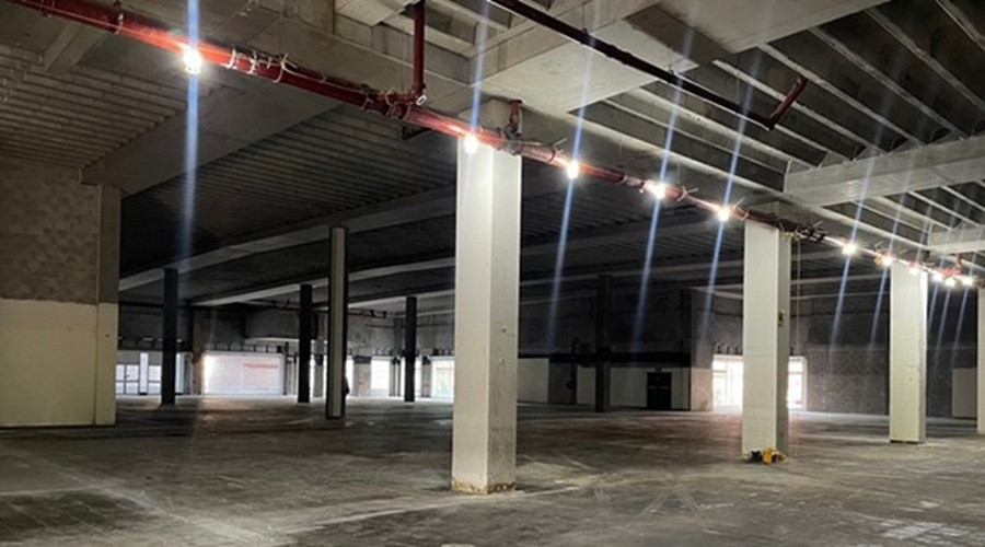 An interior shot of the former Argos ahead of works starting on the new Birkenhead Market