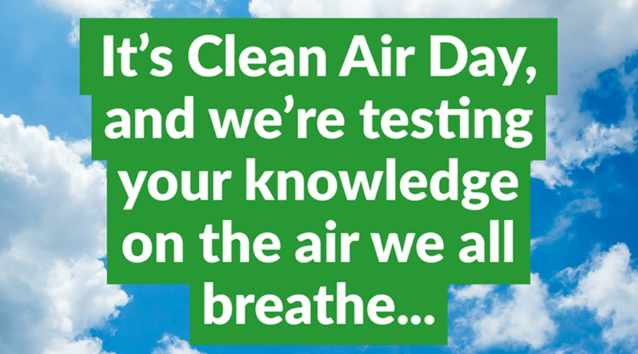 Socials graphic for Clean Air Day