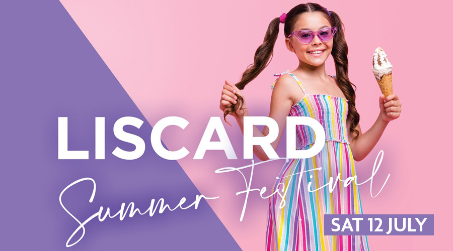 Image of a small girl with an ice cream and the words Liscard Summer Festival. Sat 12 July