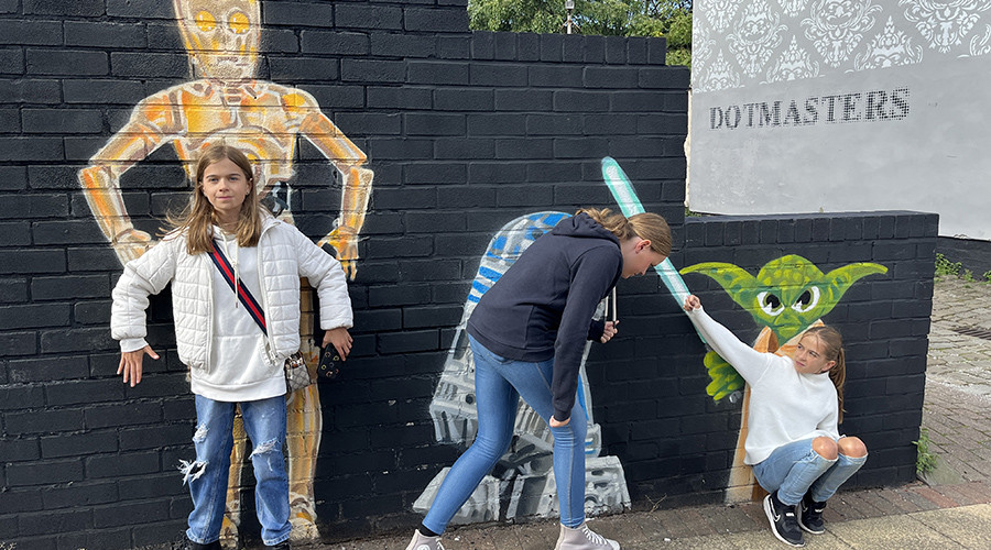 Star Wars street art in New Brighton