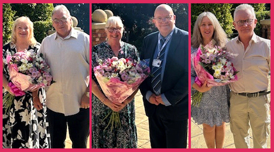 foster carers pictured with cllr Stephen bennett