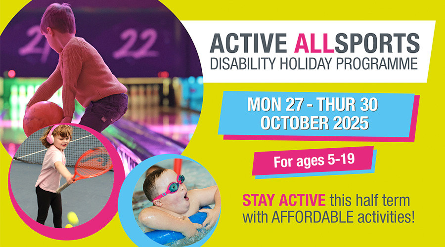 active allsports graphic with images of children doing sports