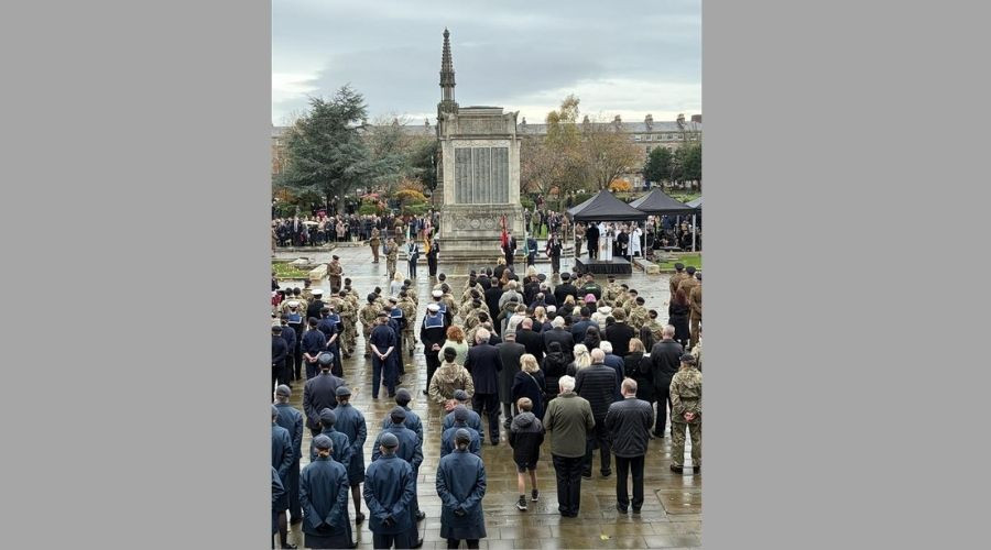 Photo of the Remembrance Sunday Service in Birkenhead