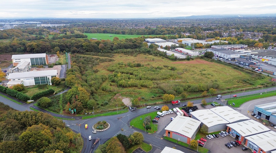aerial view of the Northstone site in Bromborough