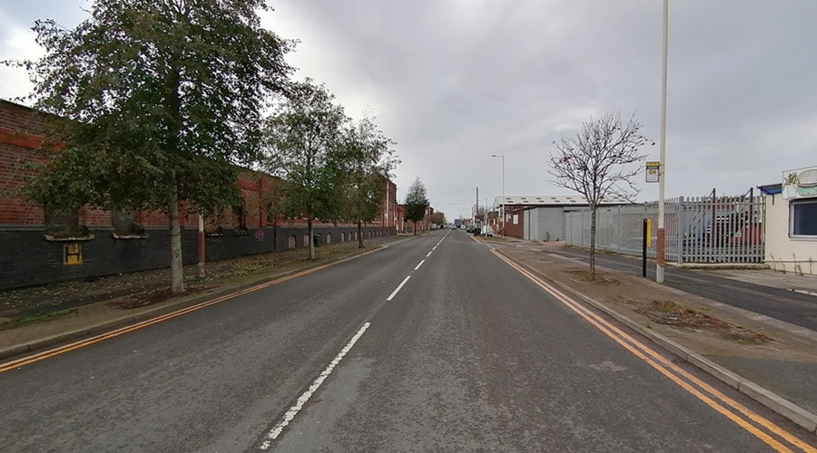 A view of Price Street in Birkenhead