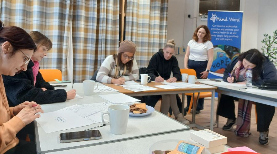 Group of parents gathered together for a workshop