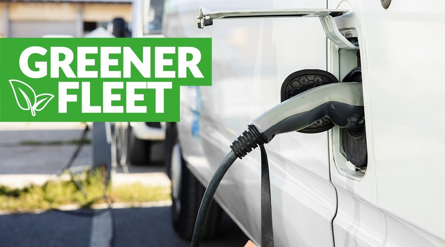 Graphic to show how council vans may look if more of them are changed to electric vehicles