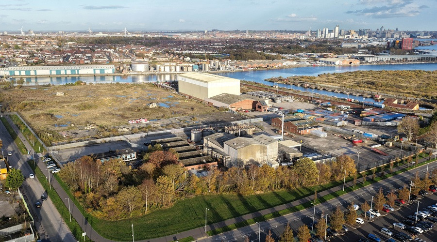 mobil building at wirral waters, 2026. image courtesy of peel waters