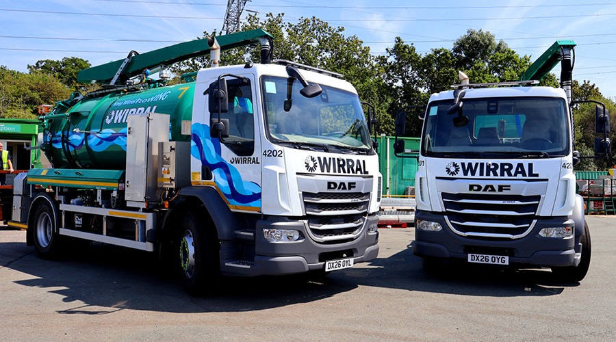 A photo showing the new vehicles next to each other