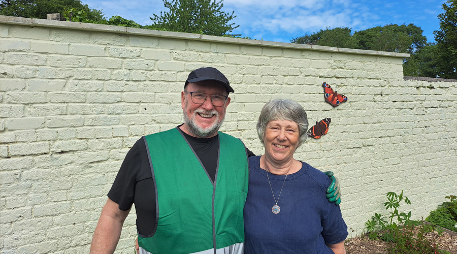 Joe and Margaret at Wallasey Central Park