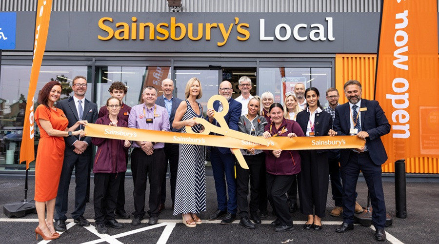 opening ceremony at new Wirral Waters store, including leader of Wirral Council, Cllr Paula Basnett