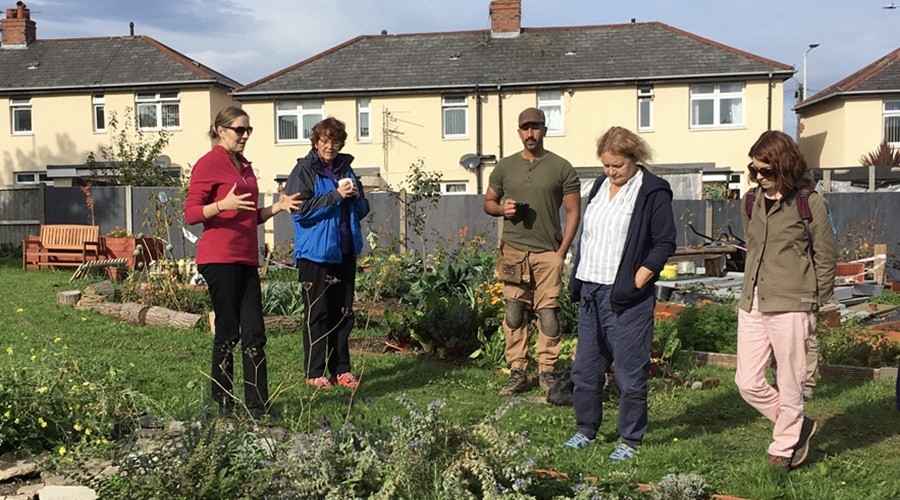 A photo showing Wirral Environment Network leading a group activity