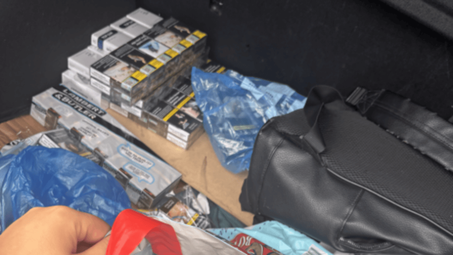 Illicit cigarettes seized from 7 Days 