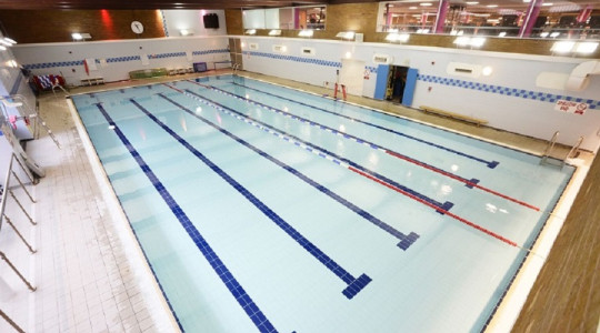 The competition pool at the Oval