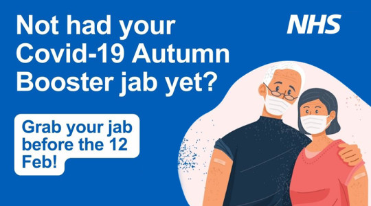 NHS Covid-19 Autumn booster - Grab your jab before the 12 February