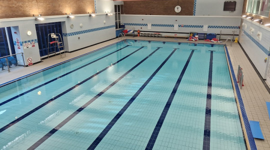 The competition pool at the Oval