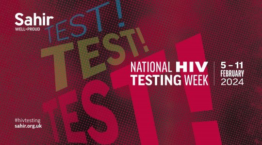 Graphic to promote HIV Testing Week 2024